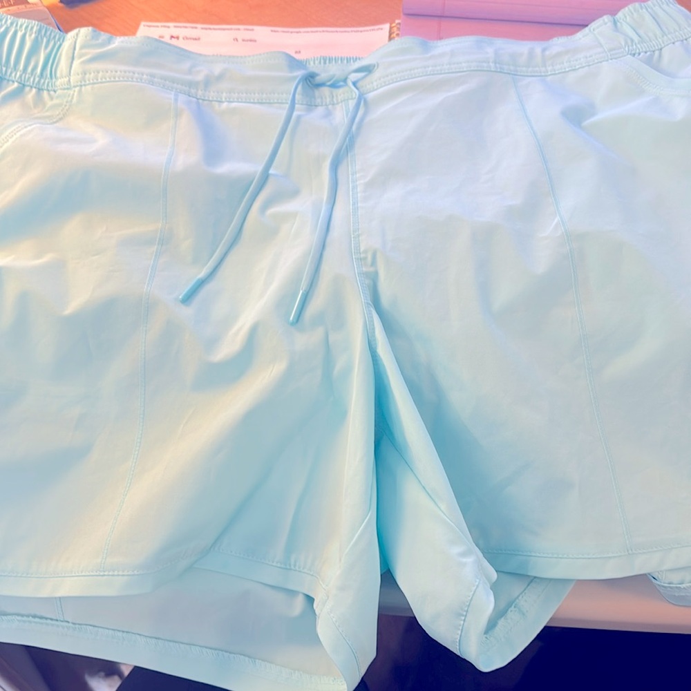 Land’s End Tiffany Blue swim shorts lined plus size 22